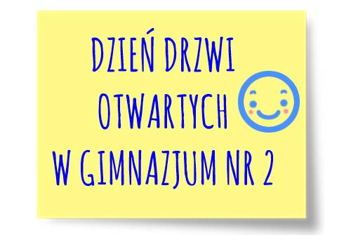 Dzień Drzwi Otwartych w Gimnazjum Nr 2