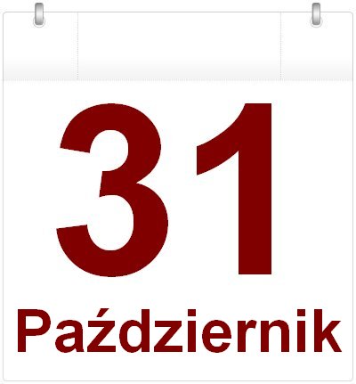 31 października – dniem wolnym od zajęć dydaktycznych