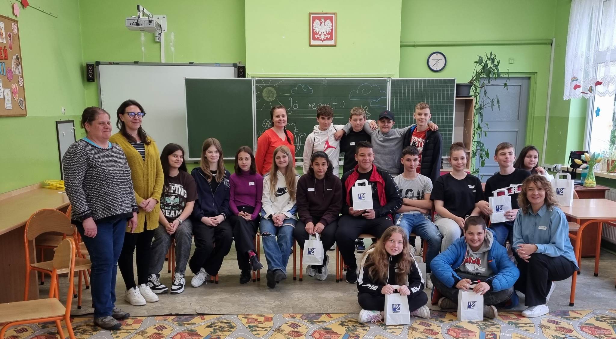 Partnerska wizyta uczniów i nauczycieli z Węgier