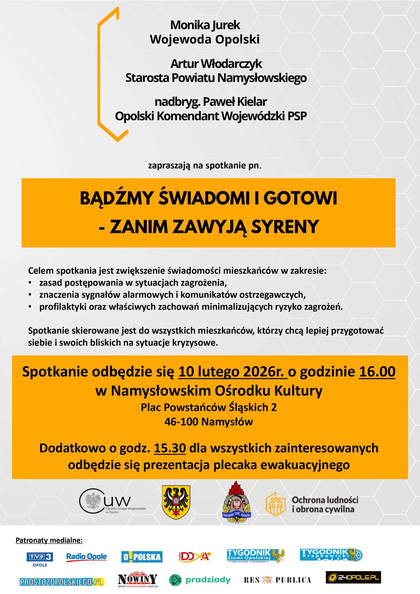 Bądźmy świadomi i gotowi — zanim zawyją syreny! Bądźmy świadomi i gotowi — zanim zawyją syreny!